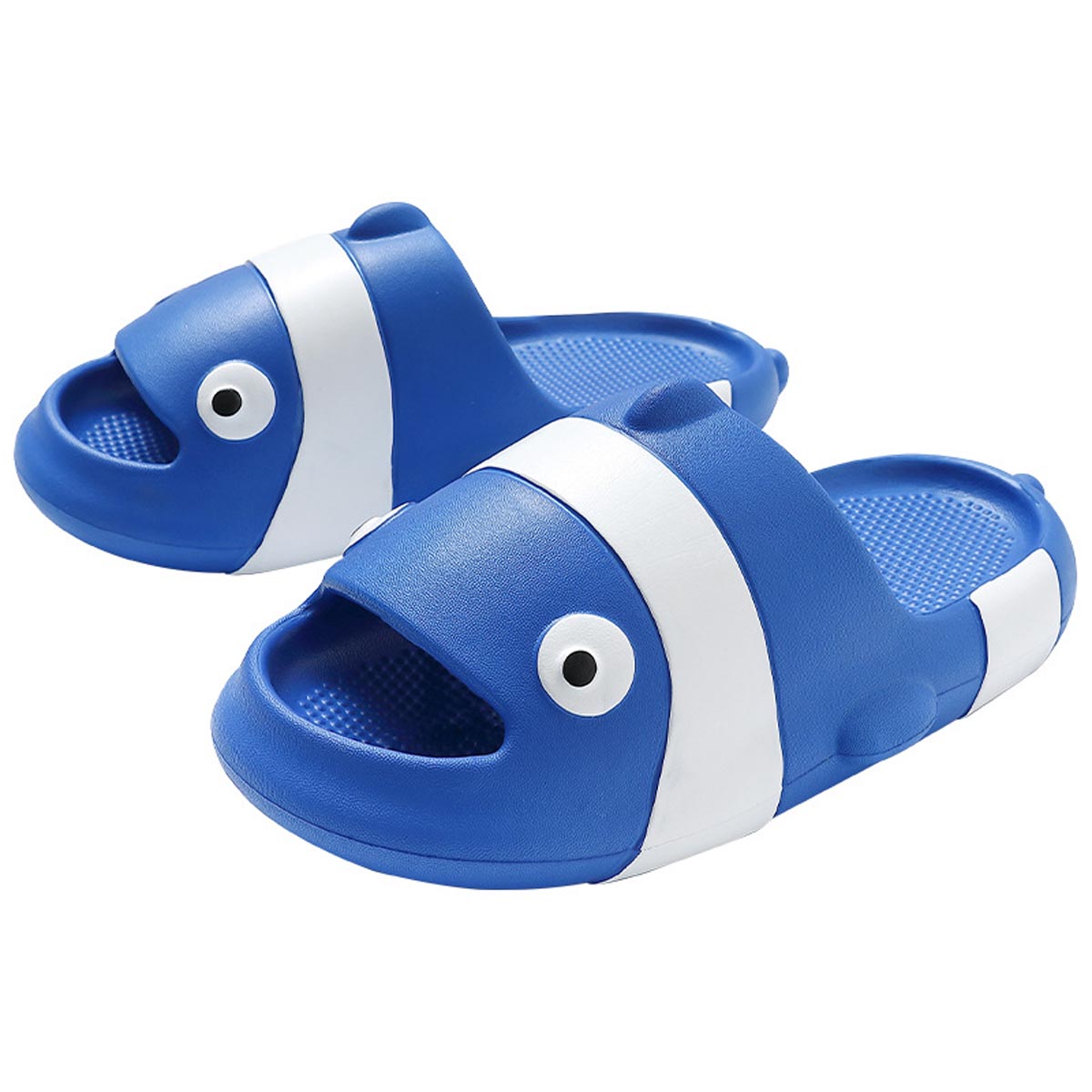 蓝色小丑鱼 立体卡通 EVA 防滑厚底 拖鞋.JPG