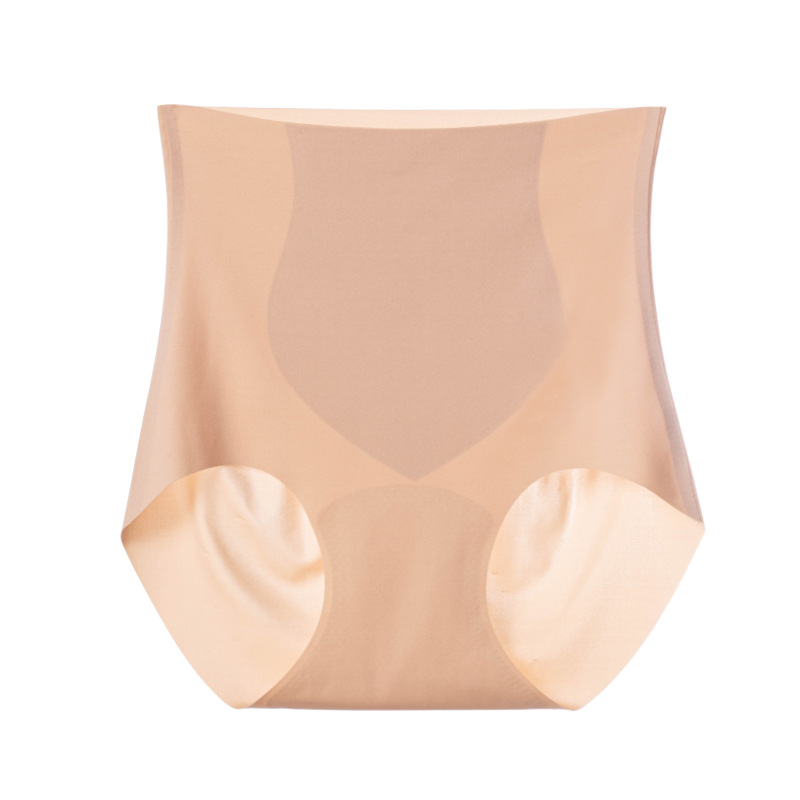 肤色无痕 高腰 蚕丝 抗菌 收腹提臀 运动瑜伽 三角裤.jpeg